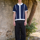 Ripley Knit Shirt, Navy