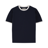 Brando T-Shirt, Navy Ringer