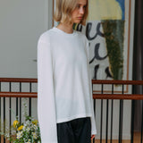 Micah Waffle T-Shirt, White