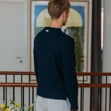 Micah Waffle T-Shirt, Navy