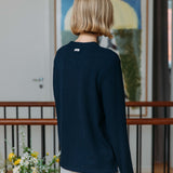 Micah Waffle T-Shirt, Navy