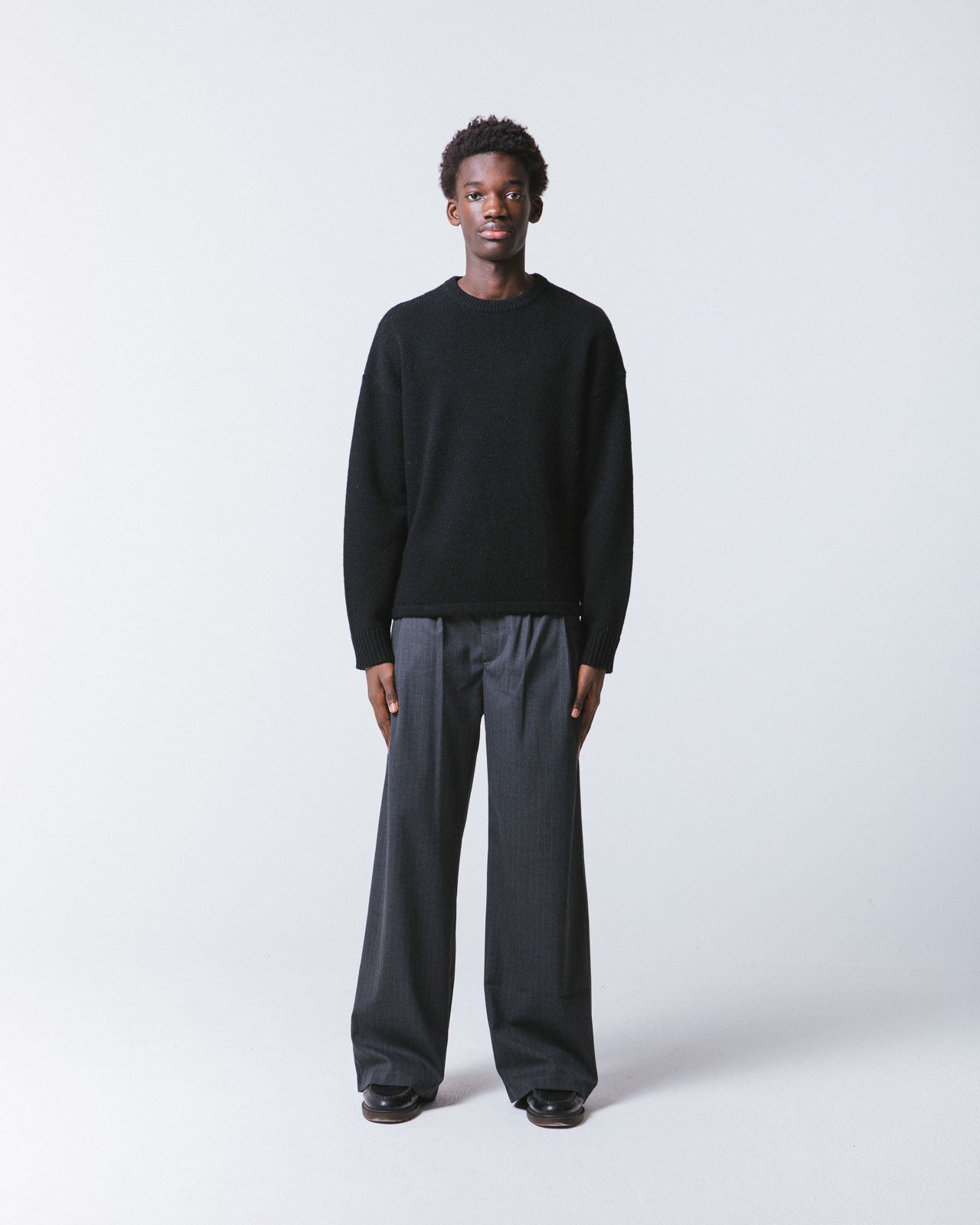 Raphael Wool Jumper, Black