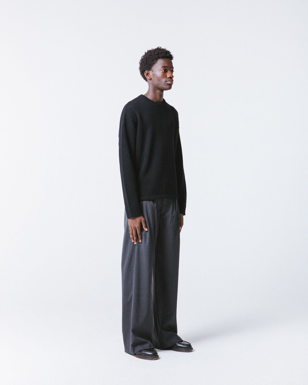 Raphael Wool Jumper, Black