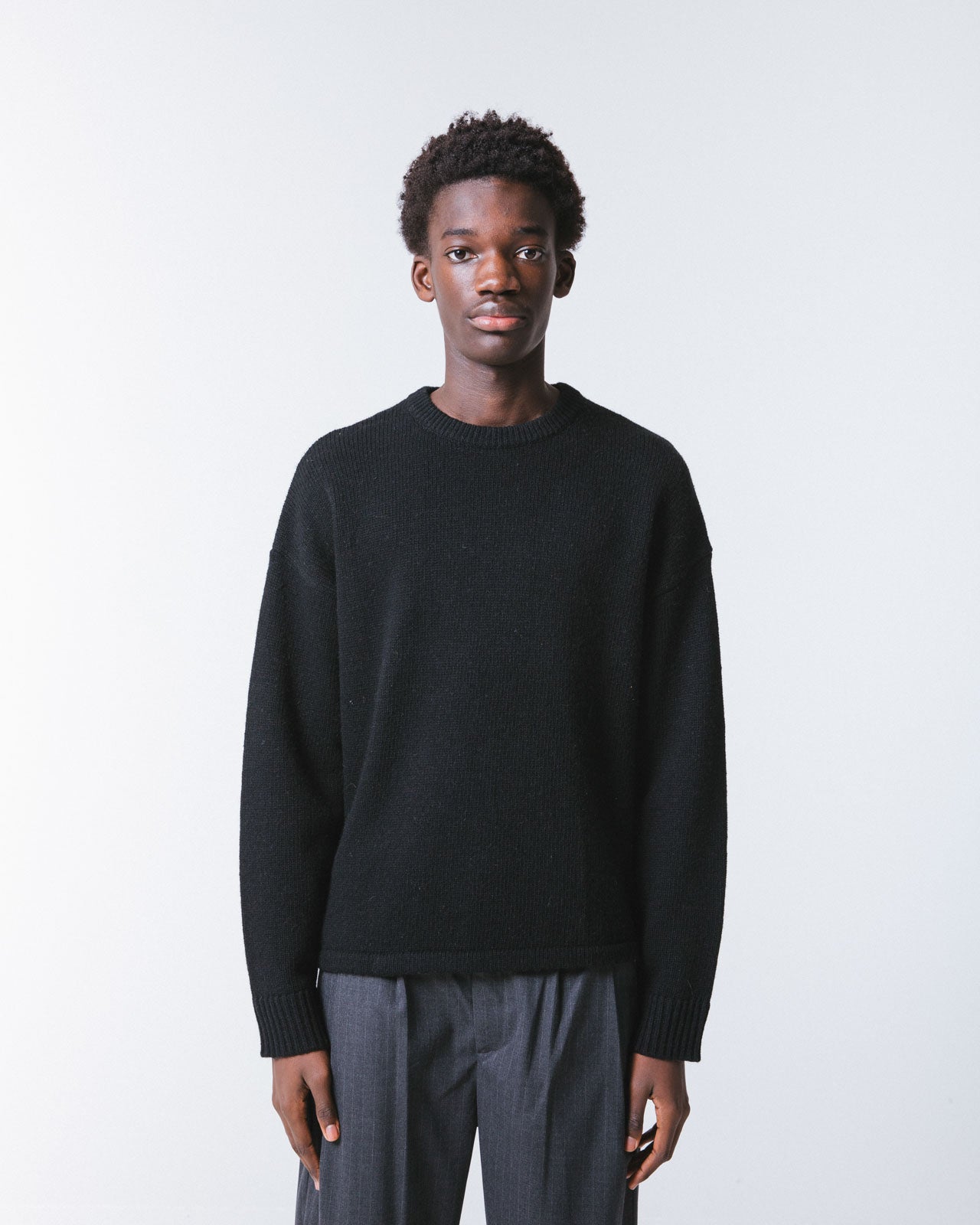 Raphael Wool Jumper, Black