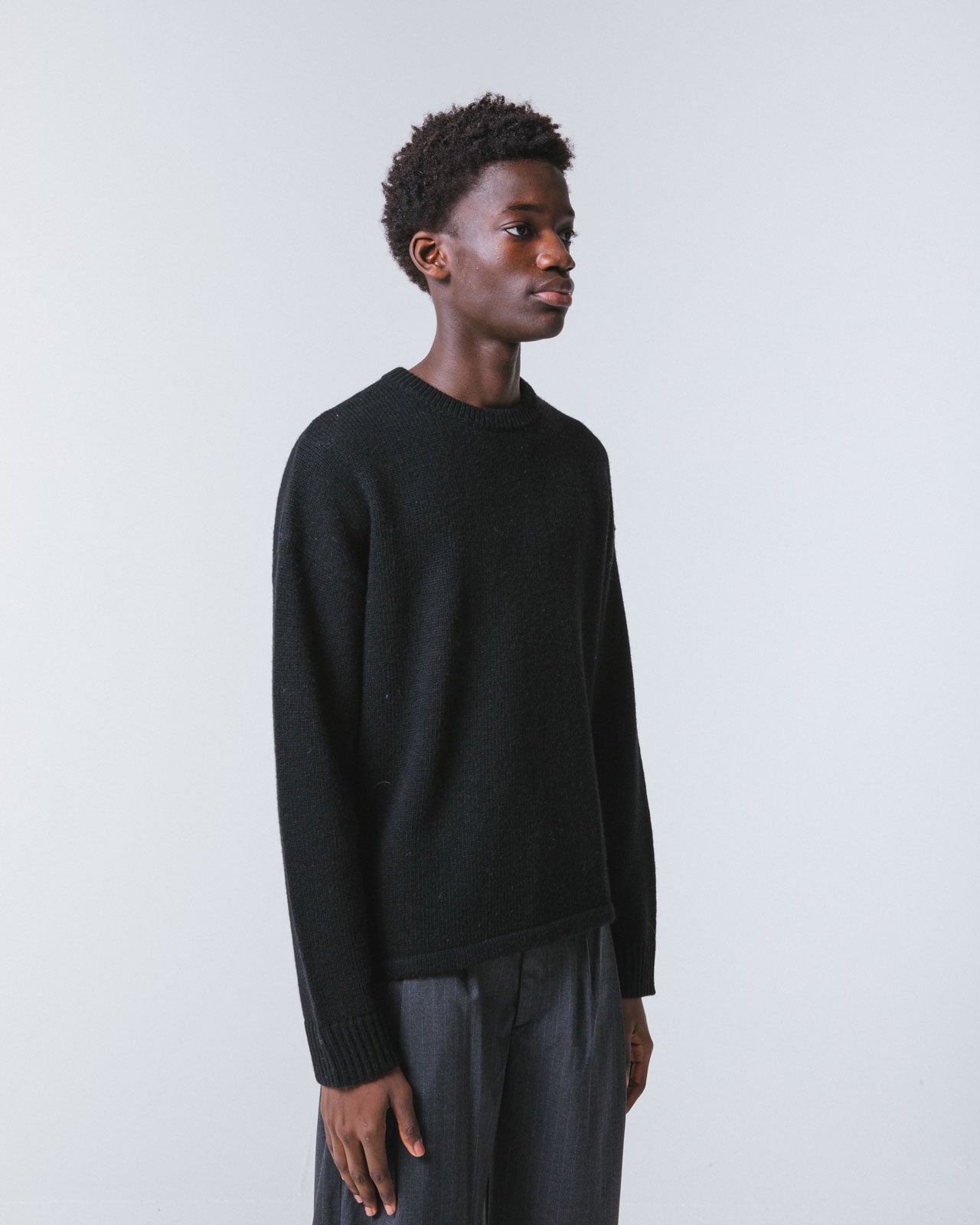 Raphael Wool Jumper, Black