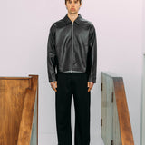 Zayn Leather Jacket, Black
