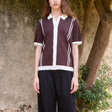 Ripley Knit Shirt, Brown