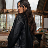 Zayn Leather Jacket, Black