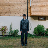 Zayn Leather Jacket, Black