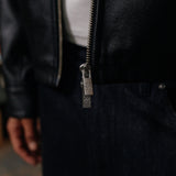 Zayn Leather Jacket, Black