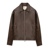 Zayn Leather Jacket, Brown